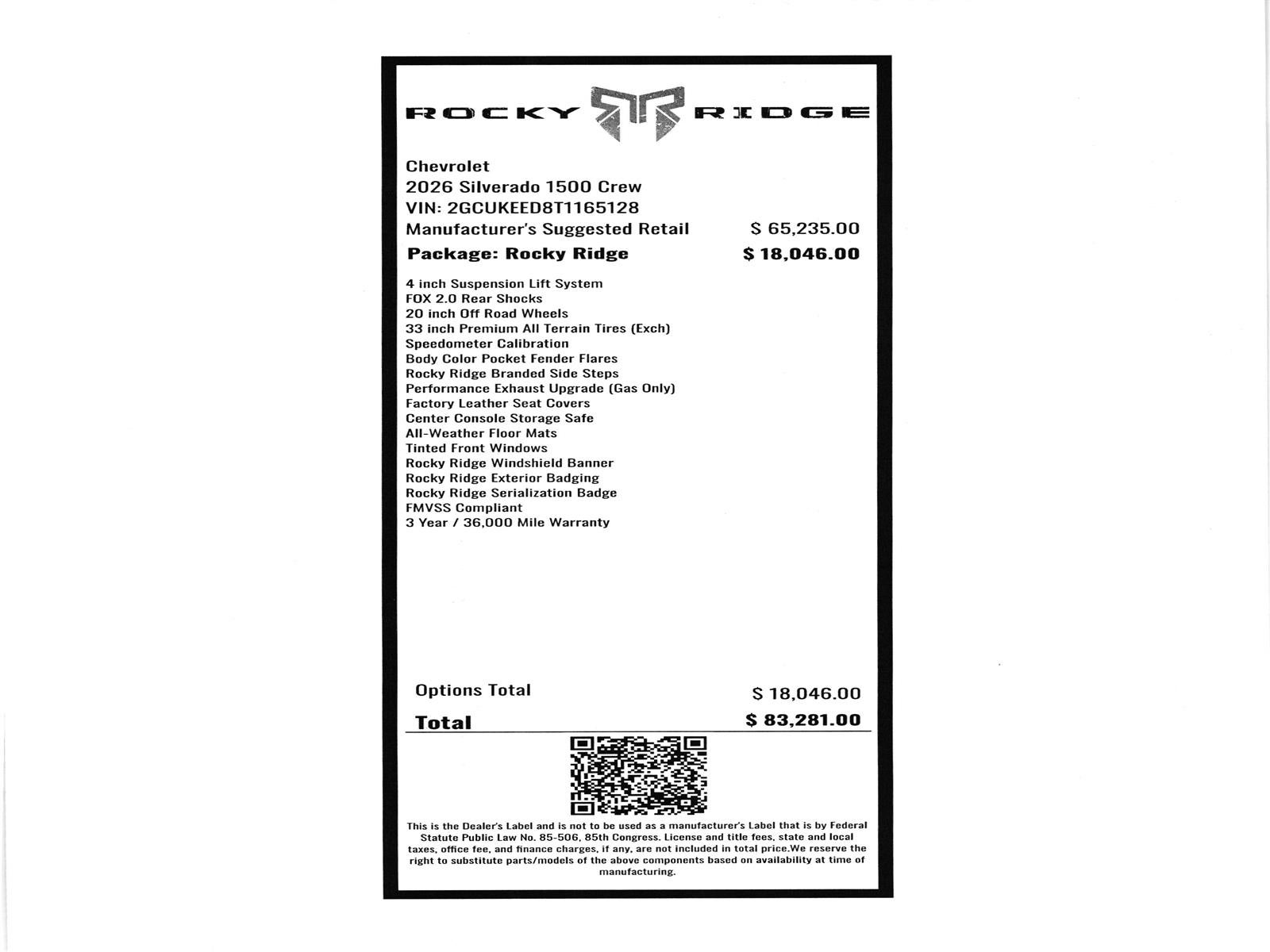 2026 Chevrolet Silverado 1500 RST